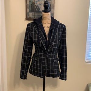 Cynthia Rowley Blazer with attached Hoodie